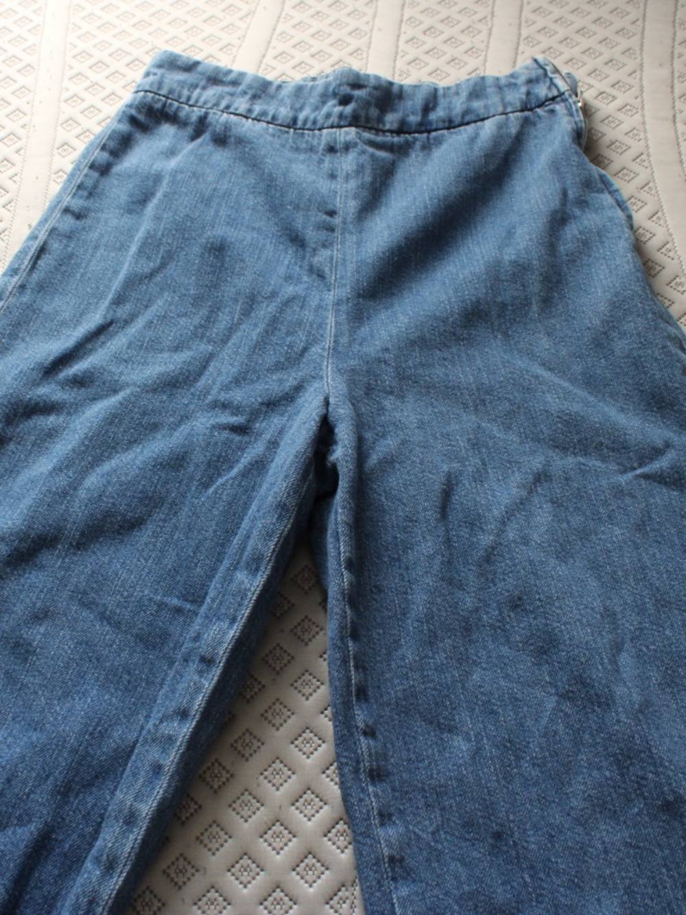 Zara womens jeans with zipper side - Picture 1 of 4